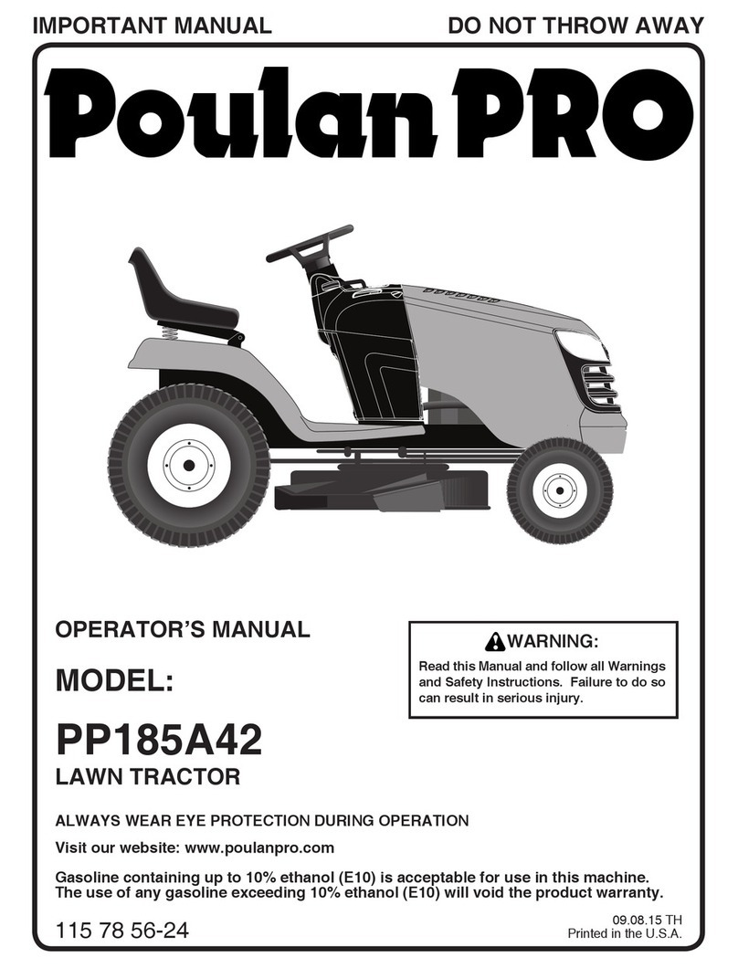 Husqvarna Poulan Pro PP185A42 User manual