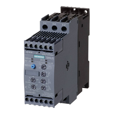 Siemens SIRIUS 3RW40 24 Series User manual Siemens SIRIUS 3RW40 24 Series User manual