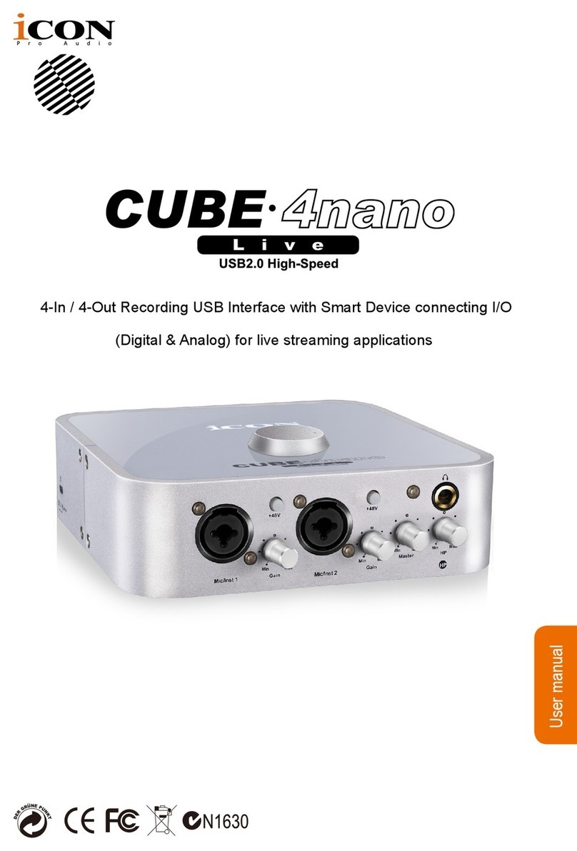 iCON Pro Audio Cube4Nano Live user manual