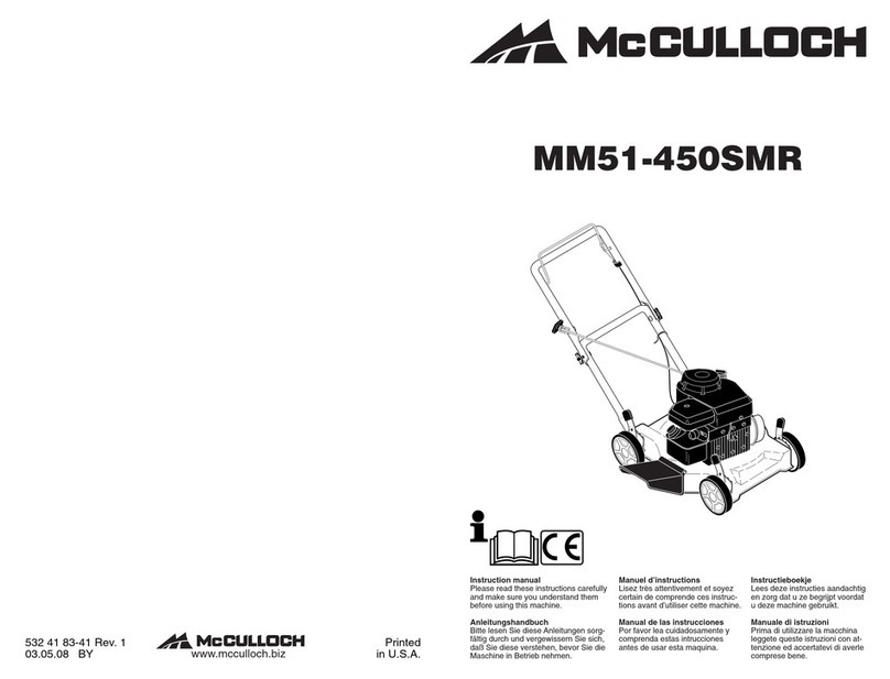 McCulloch MM51-450SMR User manual