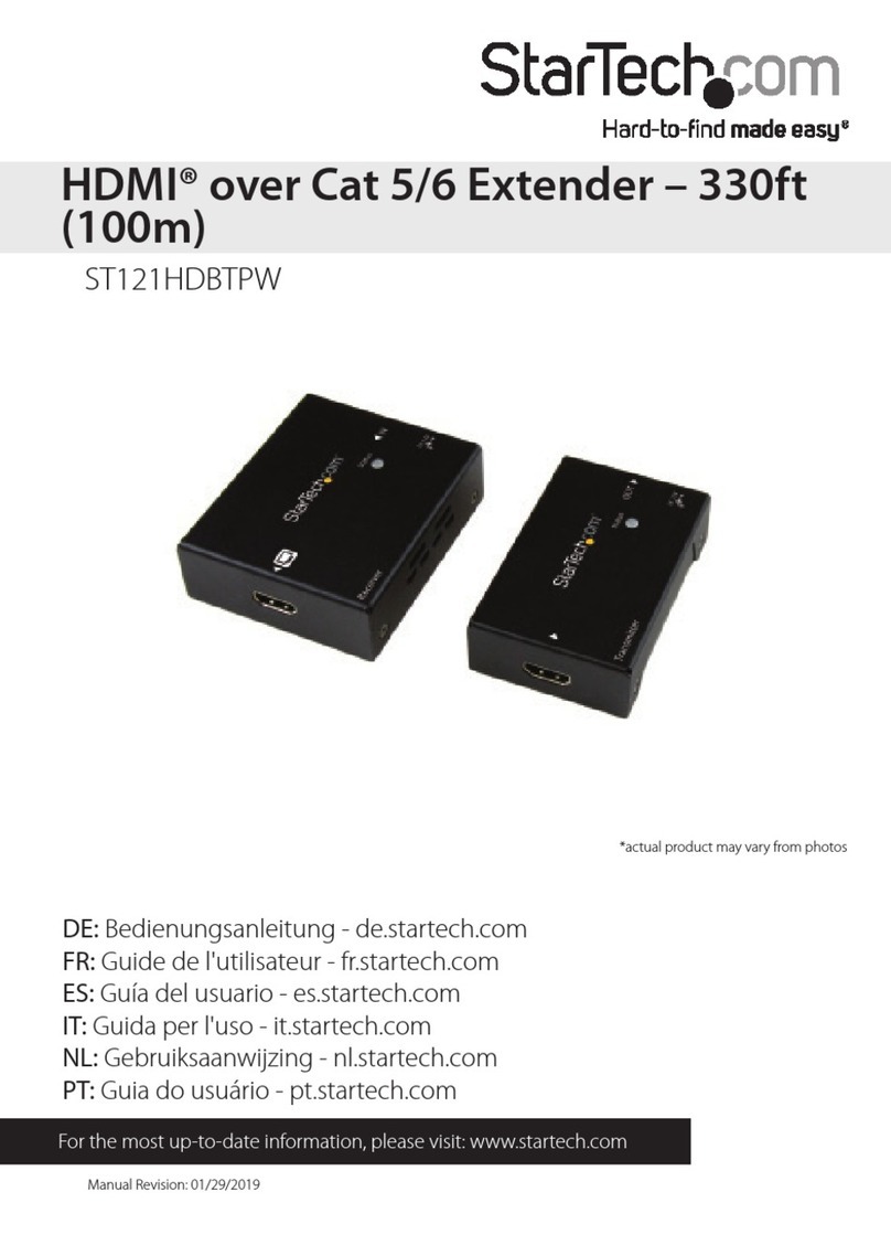 StarTech.com ST121HDBTPW User manual