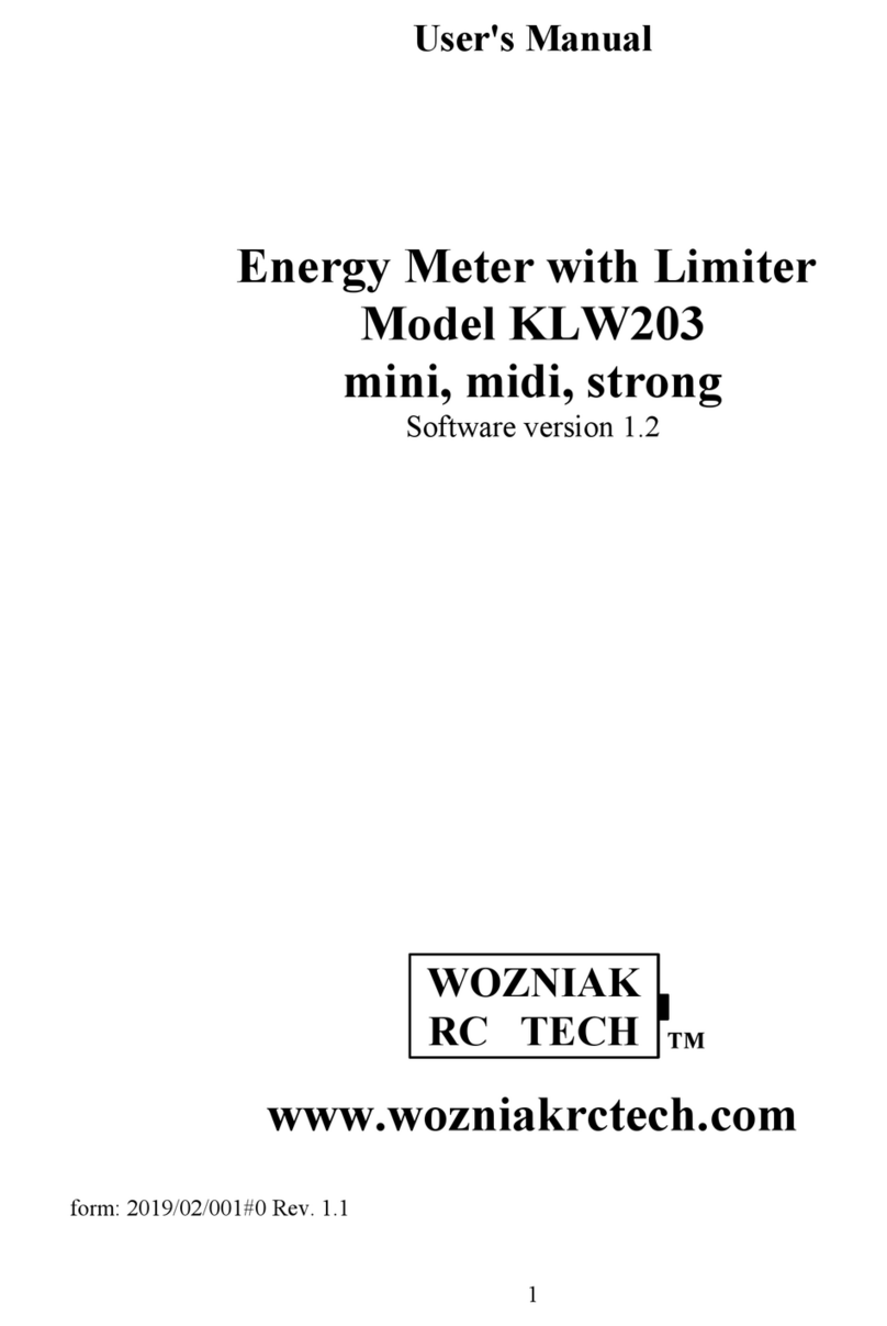 Wozniak RC Tech KLW203 mini user manual Wozniak RC Tech KLW203 mini user manual