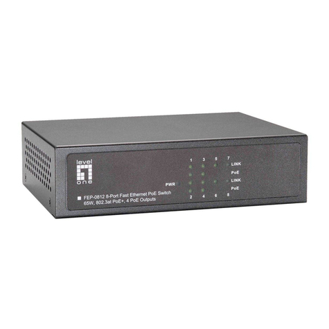 LevelOne FEP-0812v4 User manual LevelOne FEP-0812v4 User manual