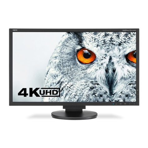 NEC MultiSync EA275UHD-BK User manual