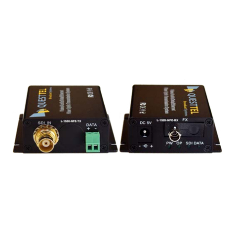Questtel L-1SDI-SFE-TX/RX user manual