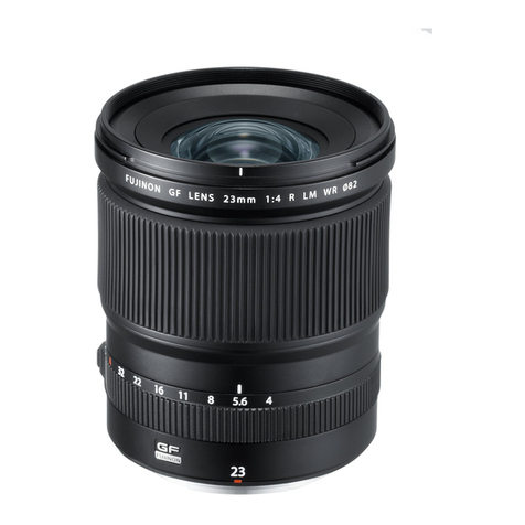 FujiFilm FUJINON GF23mmF4 R LM WR User manual