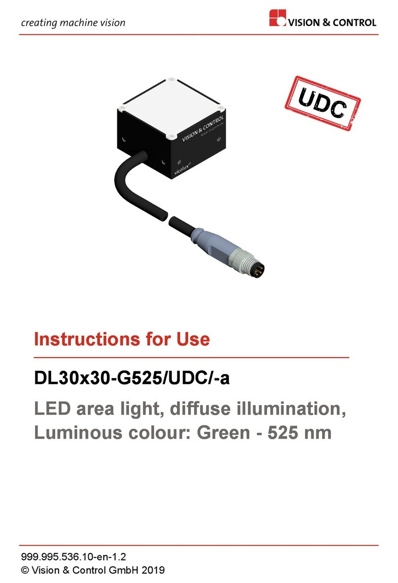 Vision & Control DL30x30-G525/UDC/-a User manual
