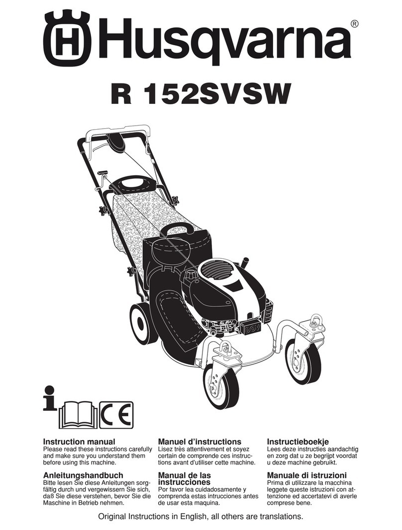 Husqvarna R152 User manual Husqvarna R152 User manual