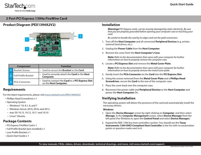 StarTech.com 0065030887755 quick start guide