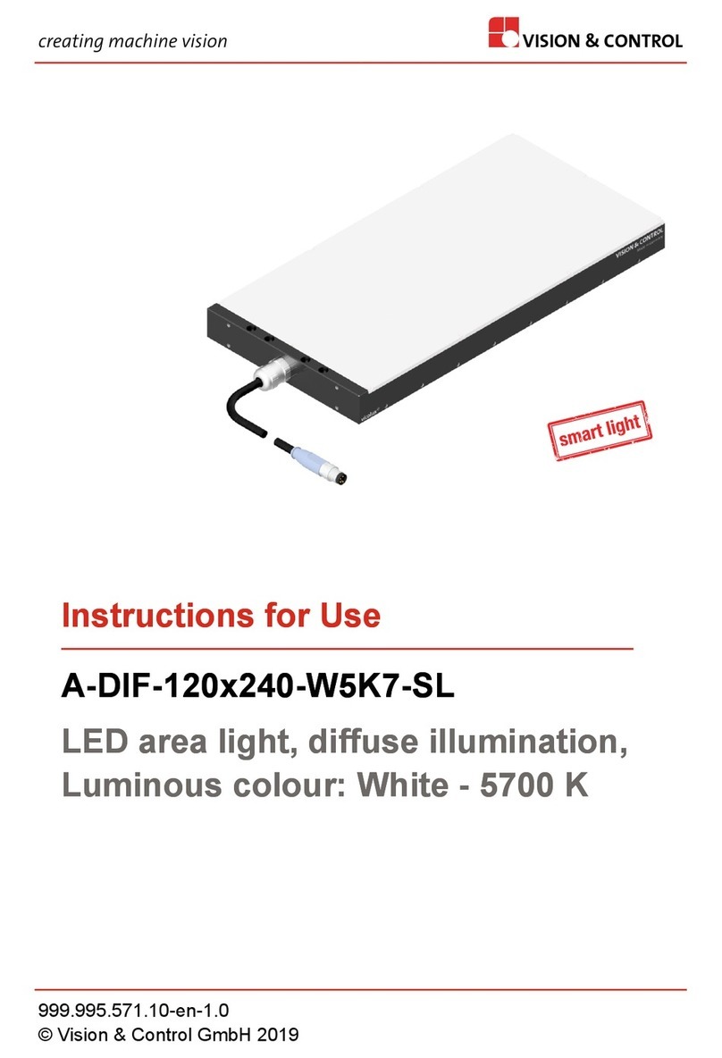 Vision & Control A-DIF-120x240-W5K7-SL Instructions for use