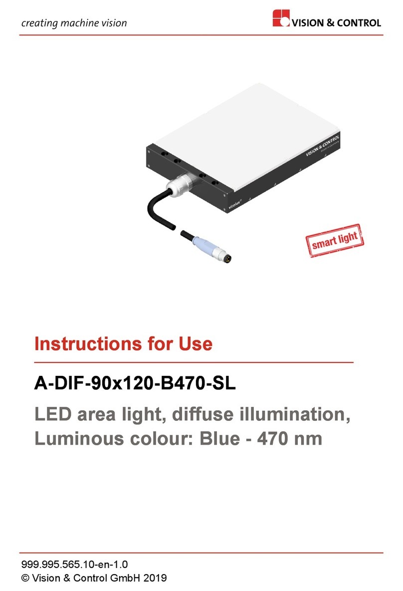 Vision & Control A-DIF-90x120-B470-SL Instructions for use