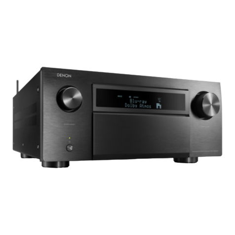 Denon AVC-X8500H quick start guide