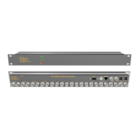 Matrix Switch Corporation MSC-XD88S User manual
