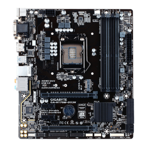 GIGA-BYTE TECHNOLOGY GA-H170M-DS3H user manual