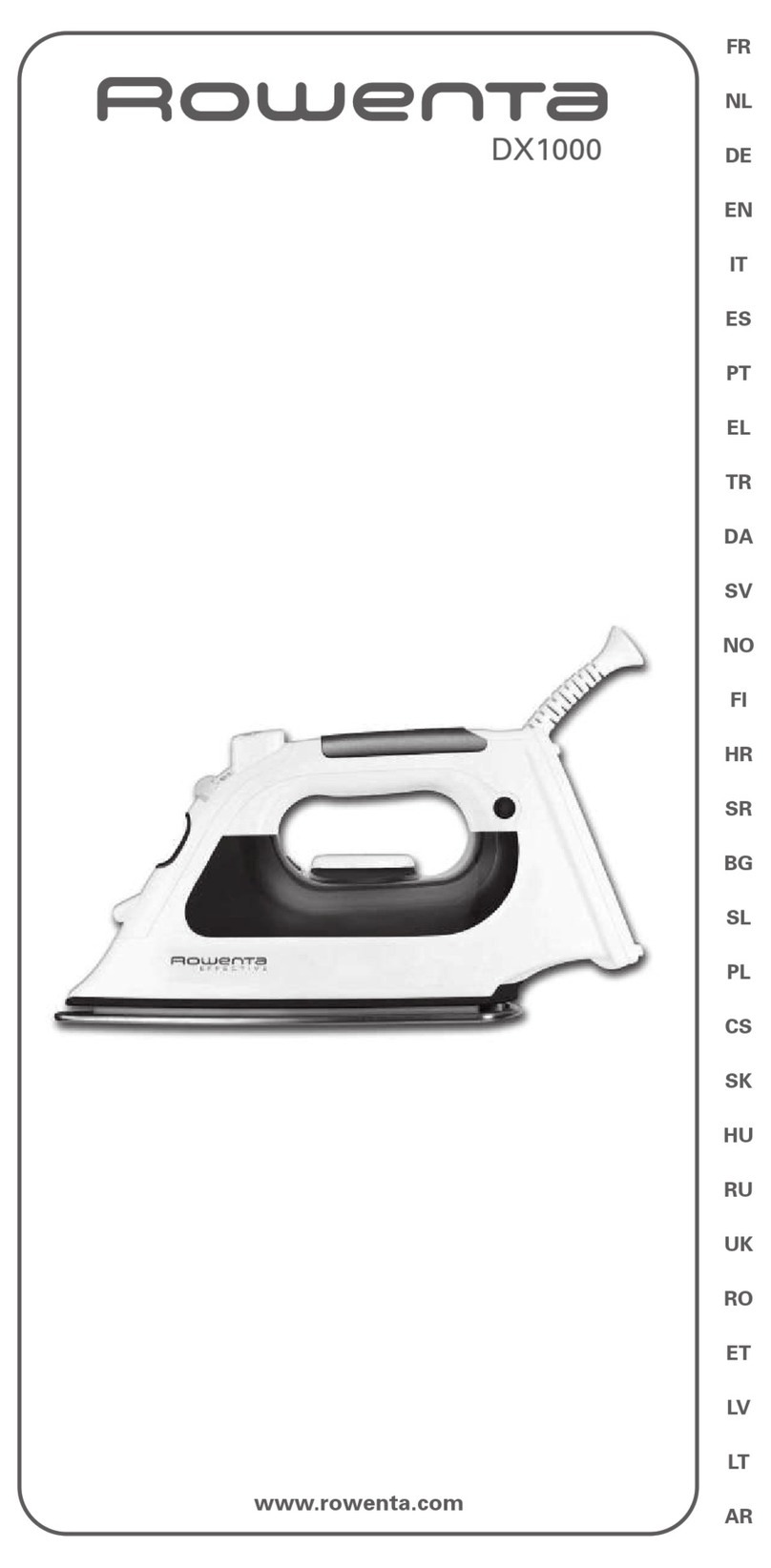 Rowenta DX1100F1 User manual