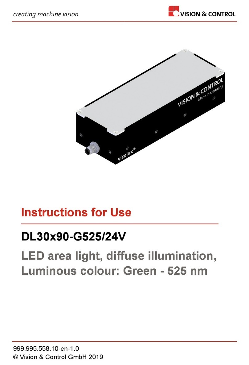 Vision & Control DL30x90-G525/24V Instructions for use