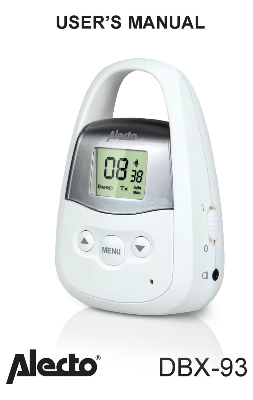 Alecto DBX-93 User manual