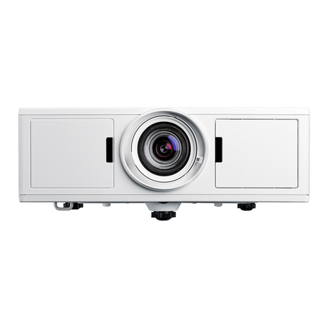 Optoma ZU550T User manual