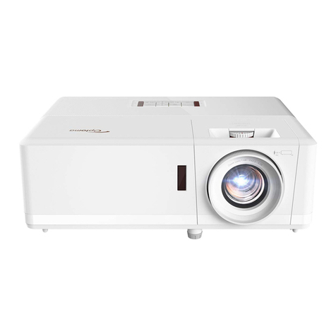 Optoma ZW502 user manual