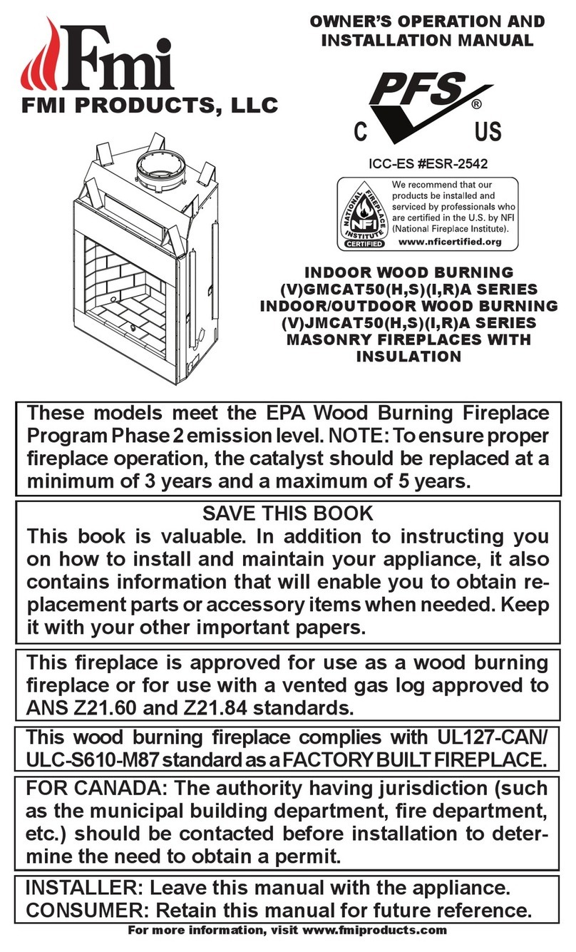 FMI GMCAT50A Series OWNER'S OPERATION AND INSTALLATION MANUAL FMI GMCAT50A Series OWNER'S OPERATION AND INSTALLATION MANUAL