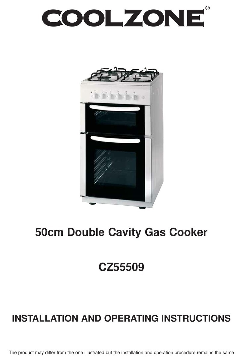 Coolzone CZ55509 Installation and operating instructions Coolzone CZ55509 Installation and operating instructions