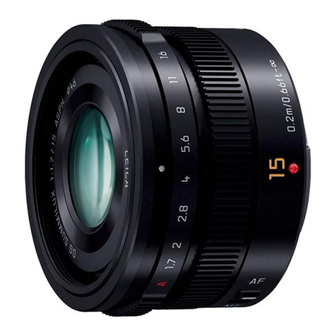 Panasonic Lumix H-X015E-K User manual