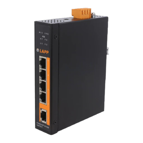 LAPP ETHERLINE ACCESS U04TP01T Hardware installation manual