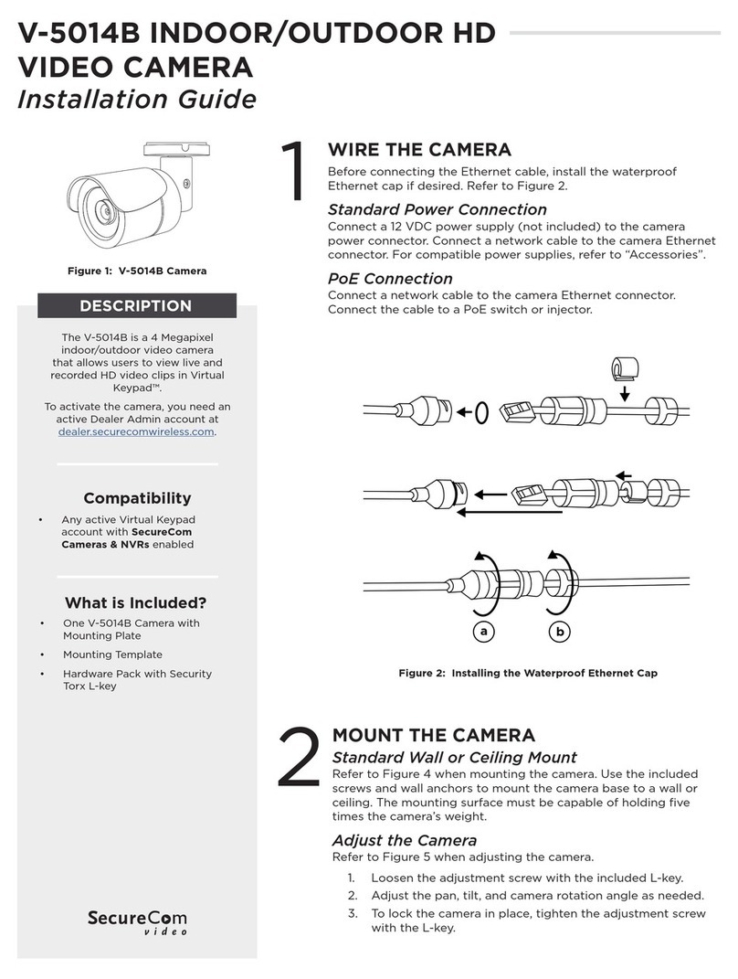 SECURECOM V-5014B installation guide