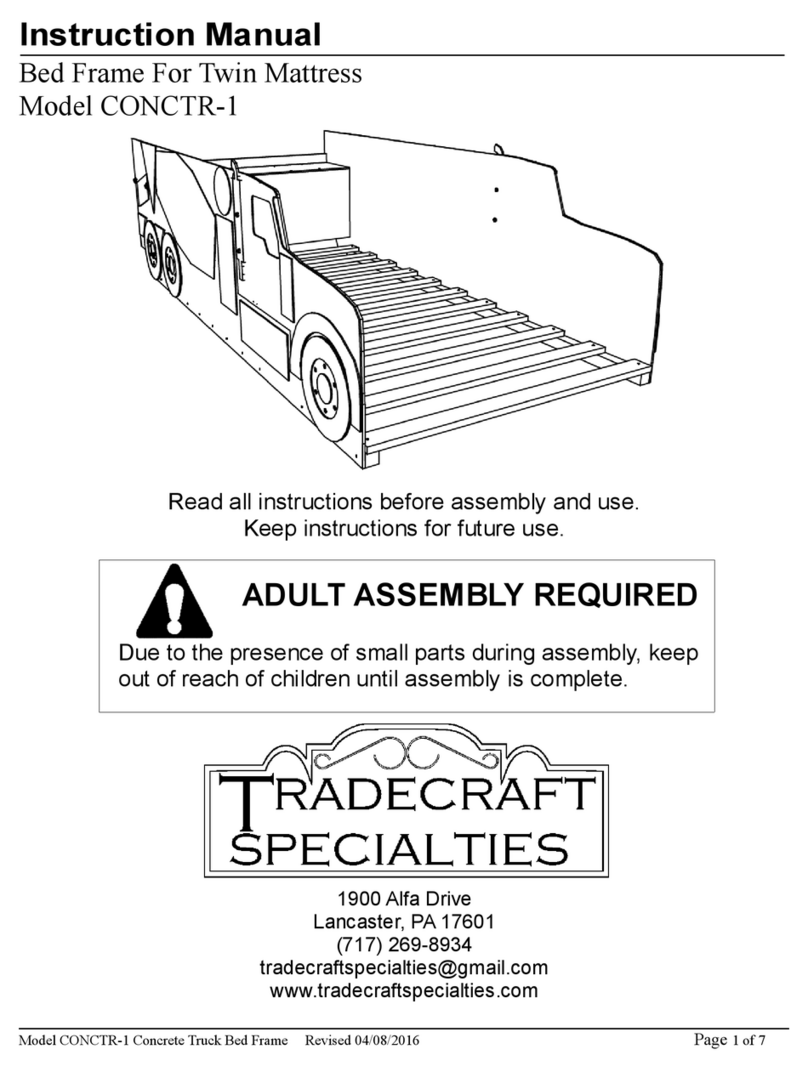 Tradecraft Specialties CONCTR-1 instruction manual