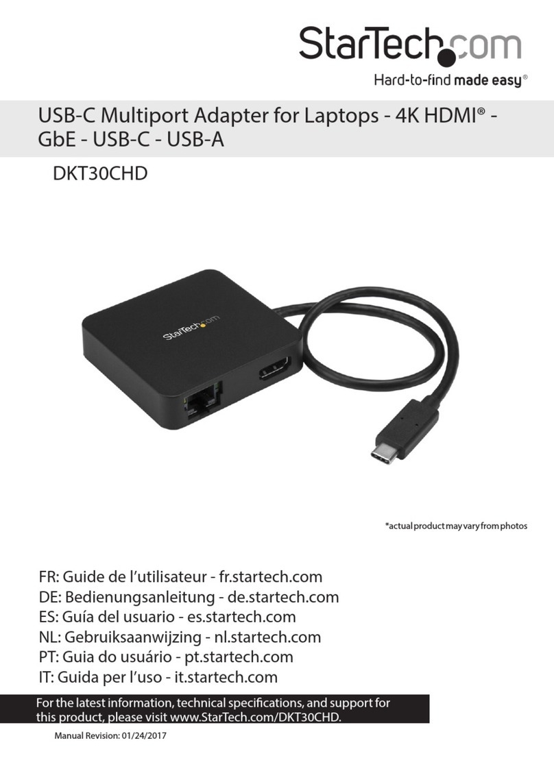 StarTech.com DKT30CHD User manual
