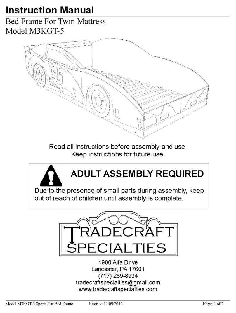 Tradecraft Specialties M3KGT-5 instruction manual