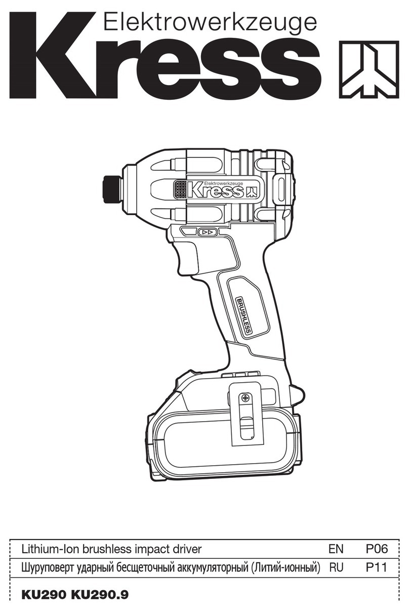 KRESS KU290 manual
