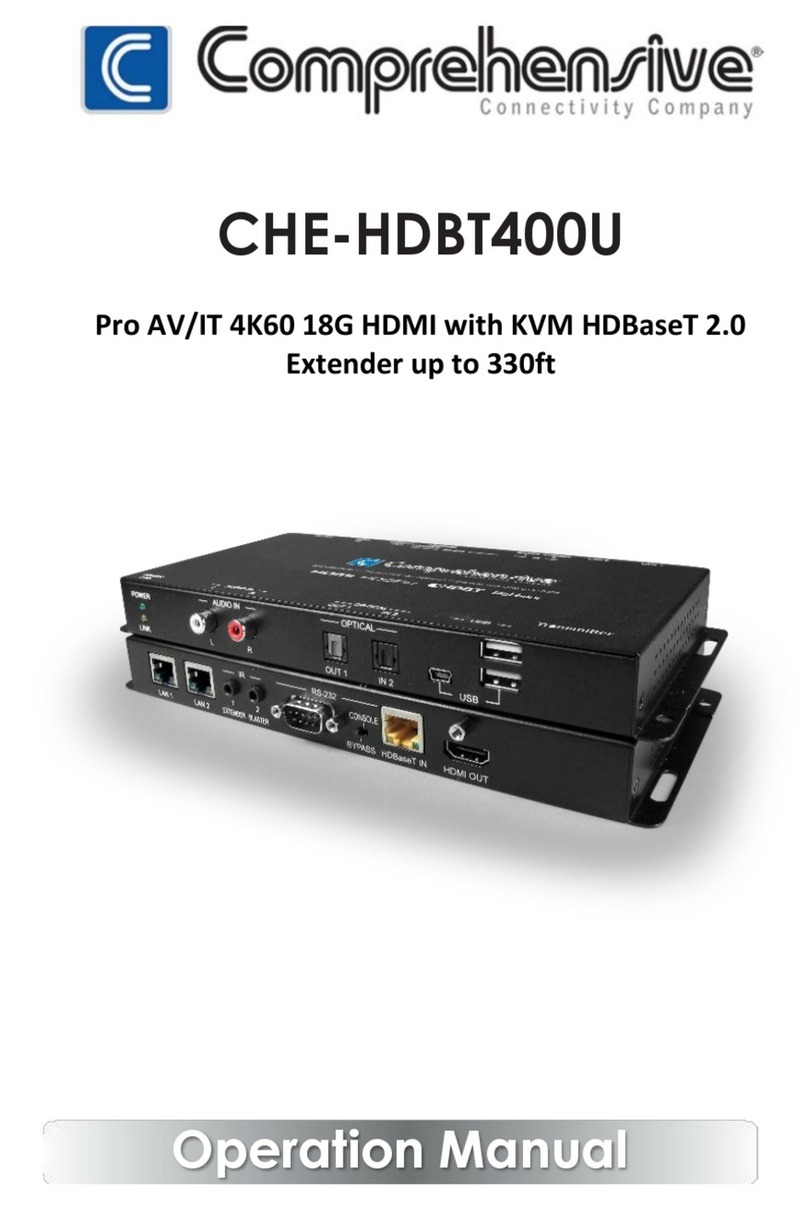 Comprehensive CHE-HDBT400U User manual