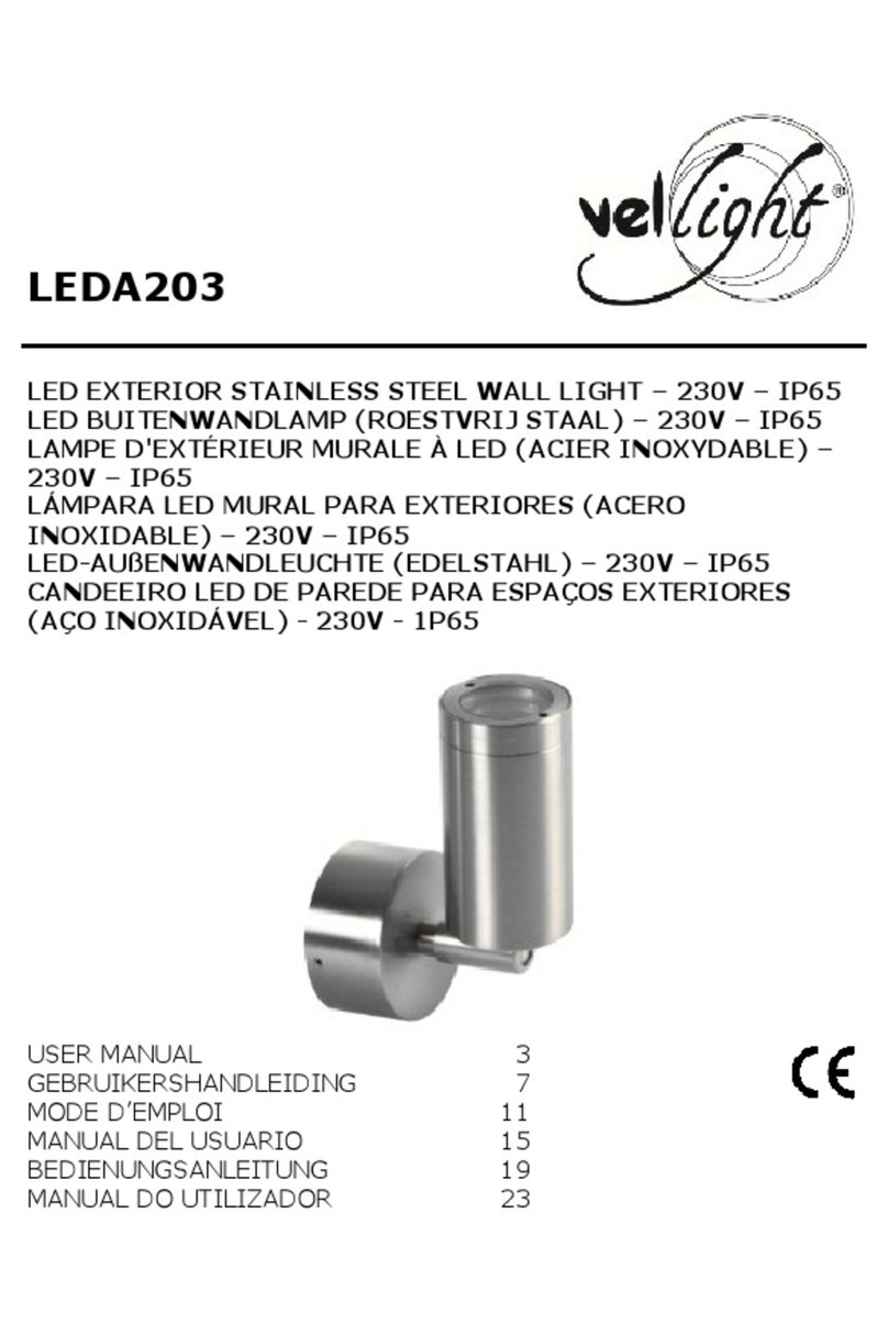 Velleman VelLight LEDA203 owner's manual Velleman VelLight LEDA203 owner's manual
