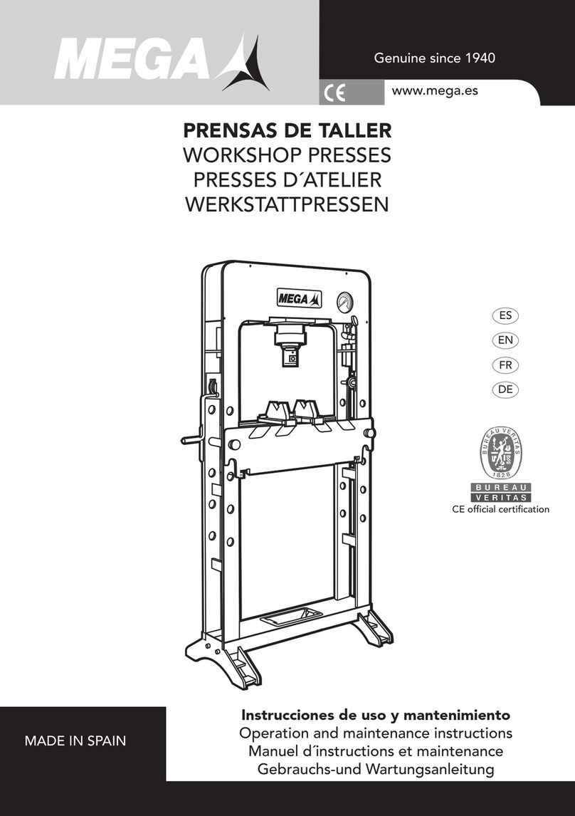 Mega PRD50E Instruction Manual