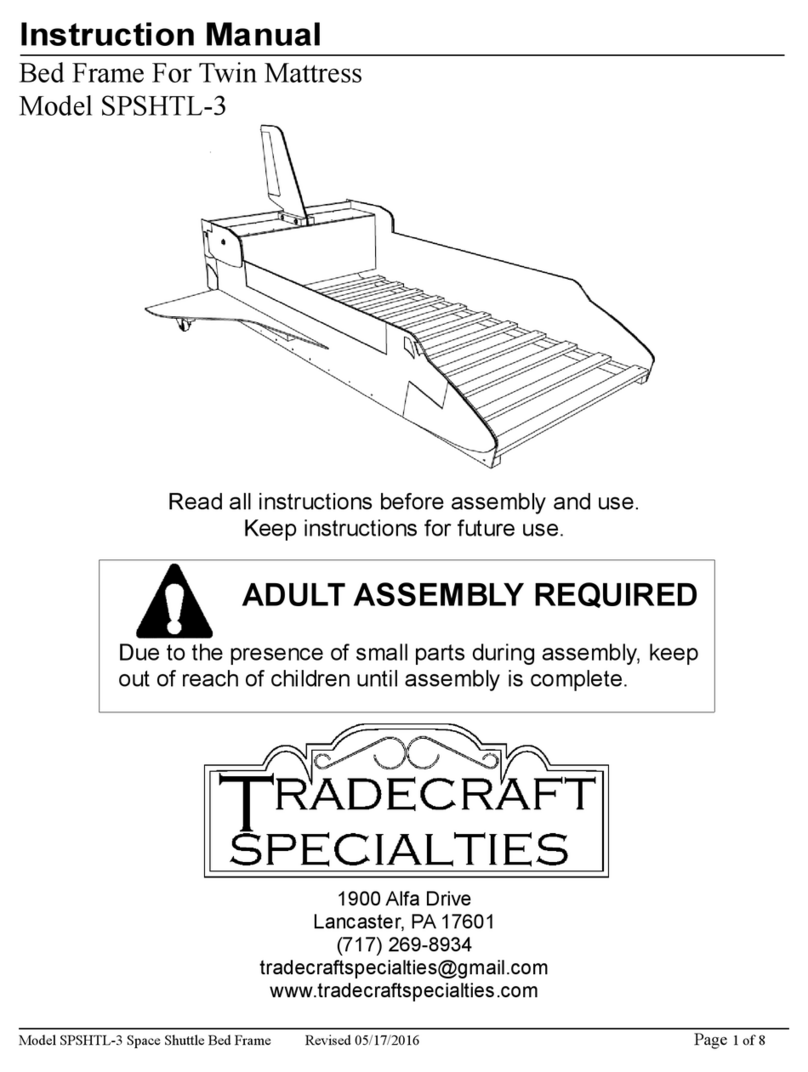 Tradecraft Specialties SPSHTL-3 instruction manual Tradecraft Specialties SPSHTL-3 instruction manual
