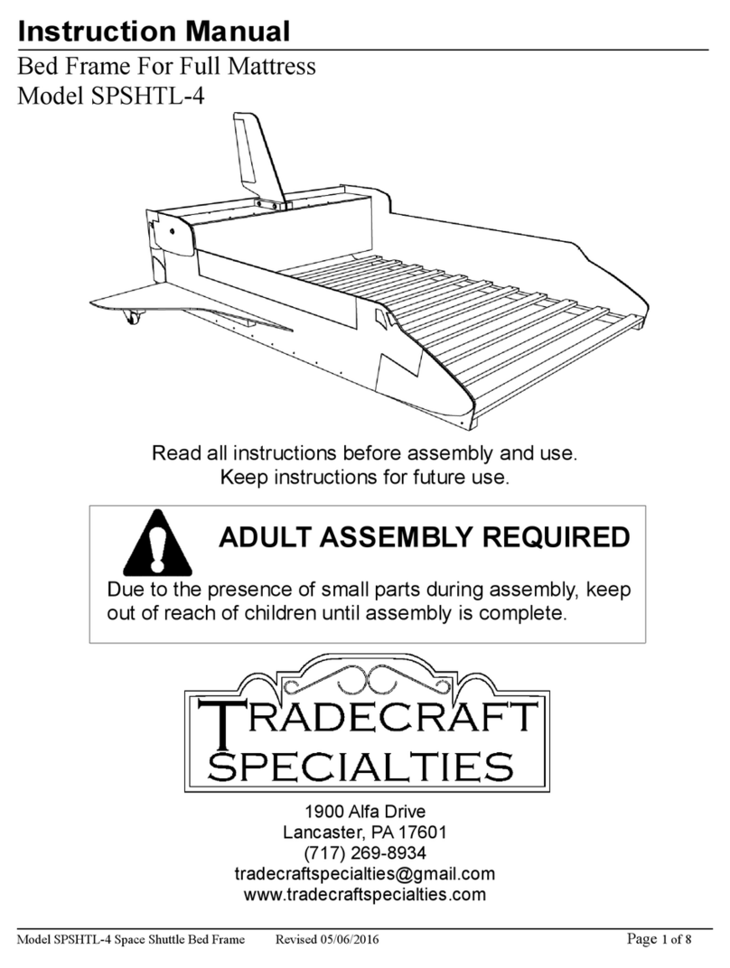 Tradecraft Specialties SPSHTL-4 instruction manual Tradecraft Specialties SPSHTL-4 instruction manual
