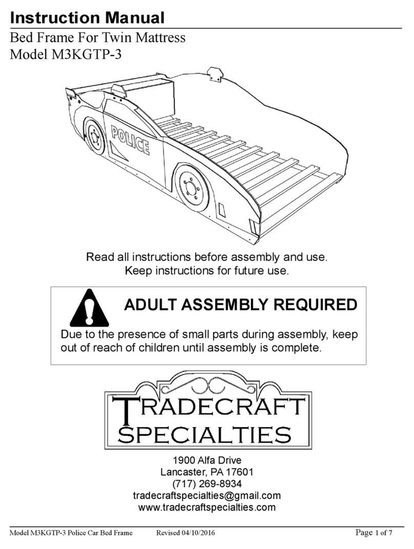 Tradecraft Specialties M3KGTP-3 instruction manual
