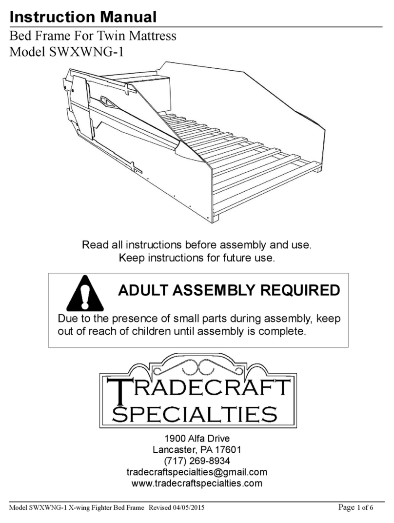 Tradecraft Specialties SWXWNG-1 User manual