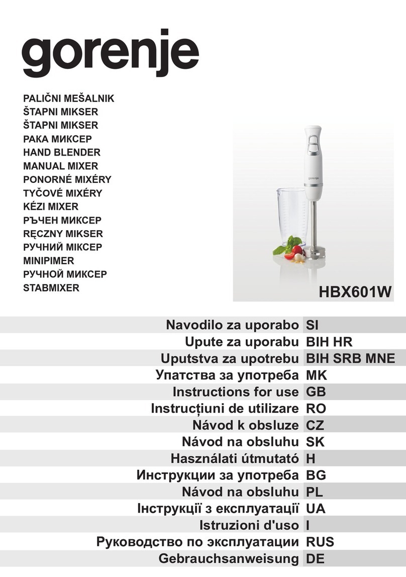 Gorenje HBX601W Instructions for use