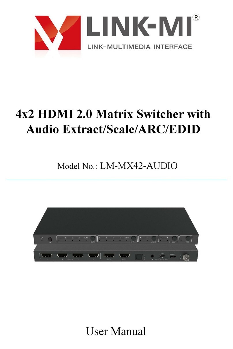 LINK-MI LM-MX42-AUDIO User manual LINK-MI LM-MX42-AUDIO User manual