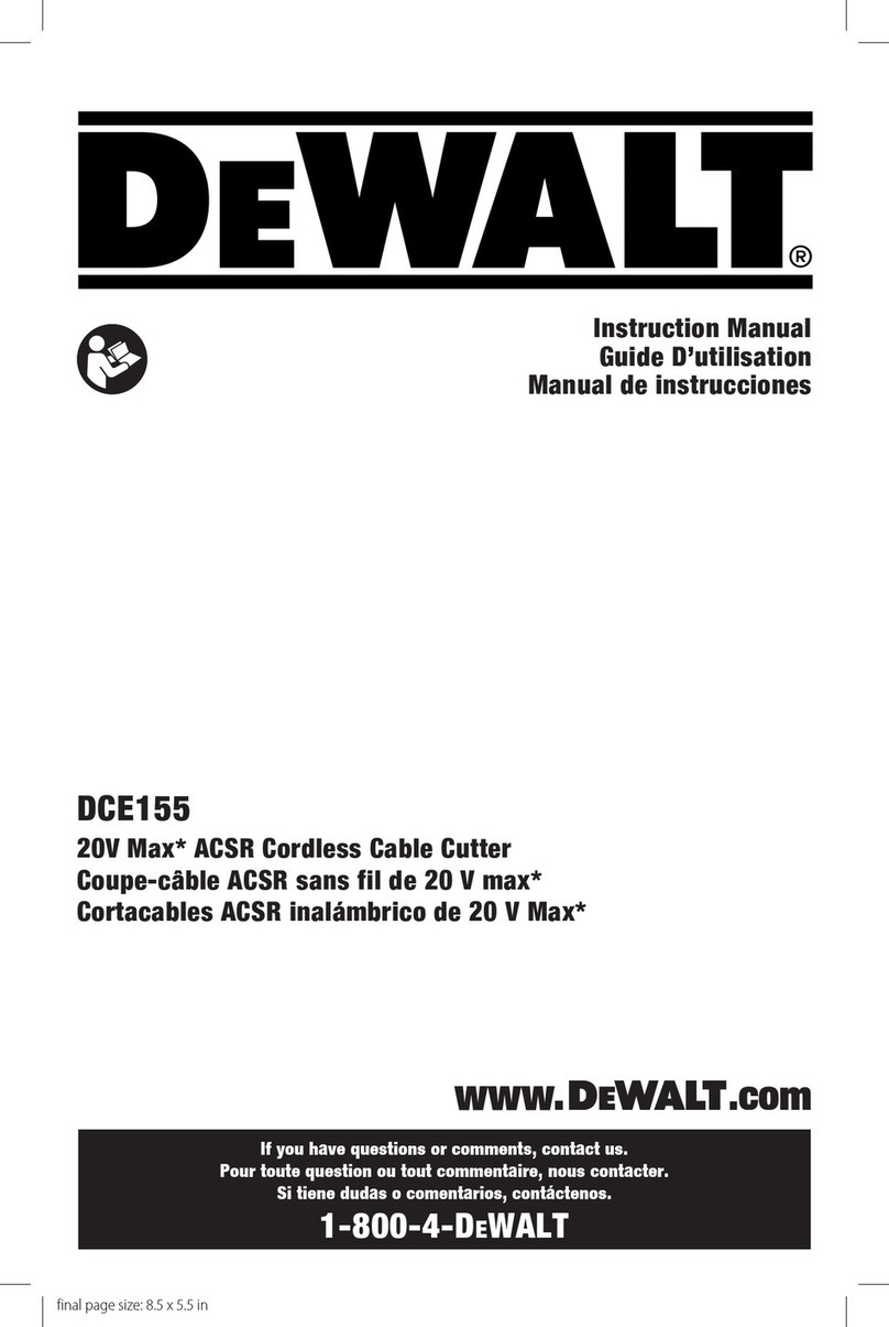 DeWalt DCE155 User manual