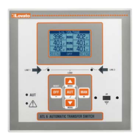 LOVATO ELECTRIC ATL 601 instruction manual