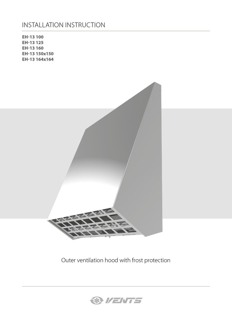 BLAUBERG Ventilatoren EH-13 100 Installation instruction