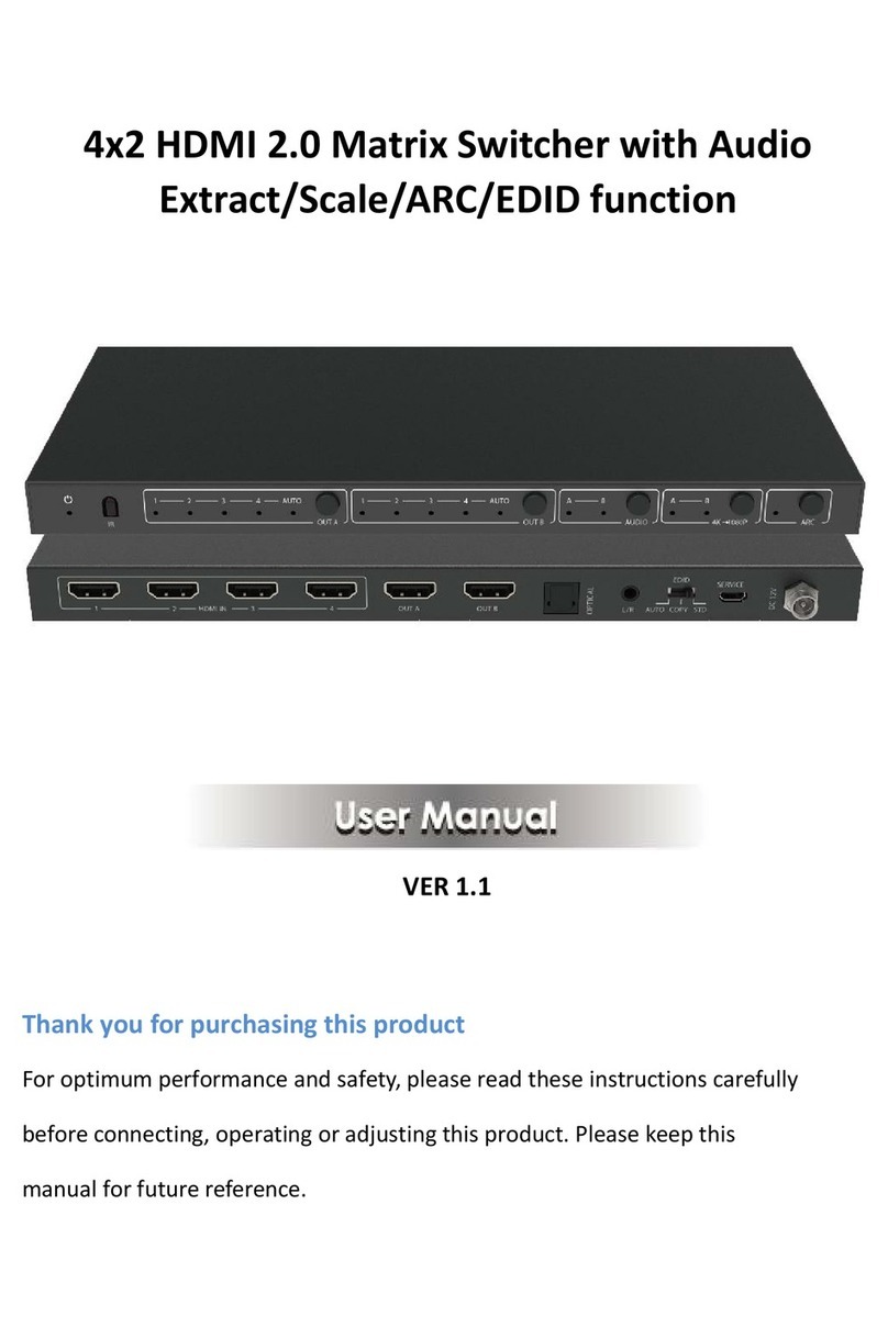LINK-MI LM-MX42B-4K2K User manual LINK-MI LM-MX42B-4K2K User manual