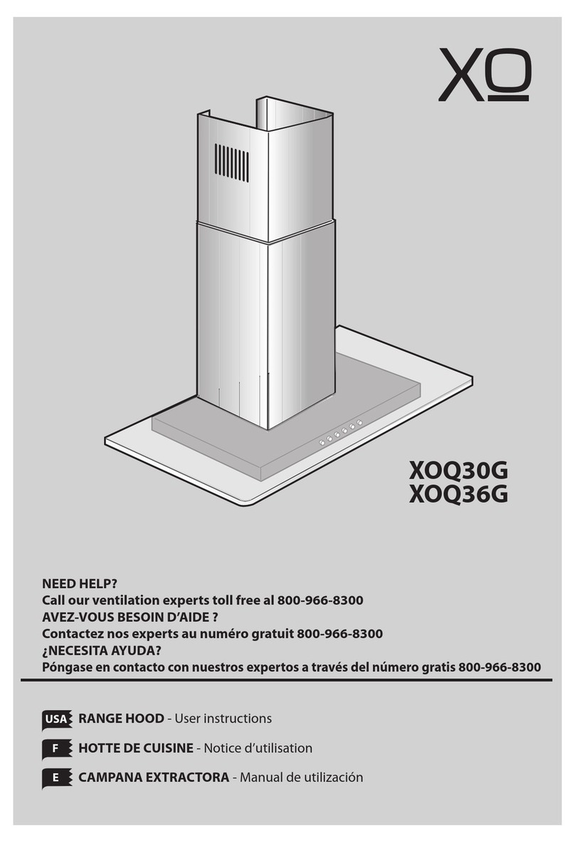 Xo XOQ36G User instructions