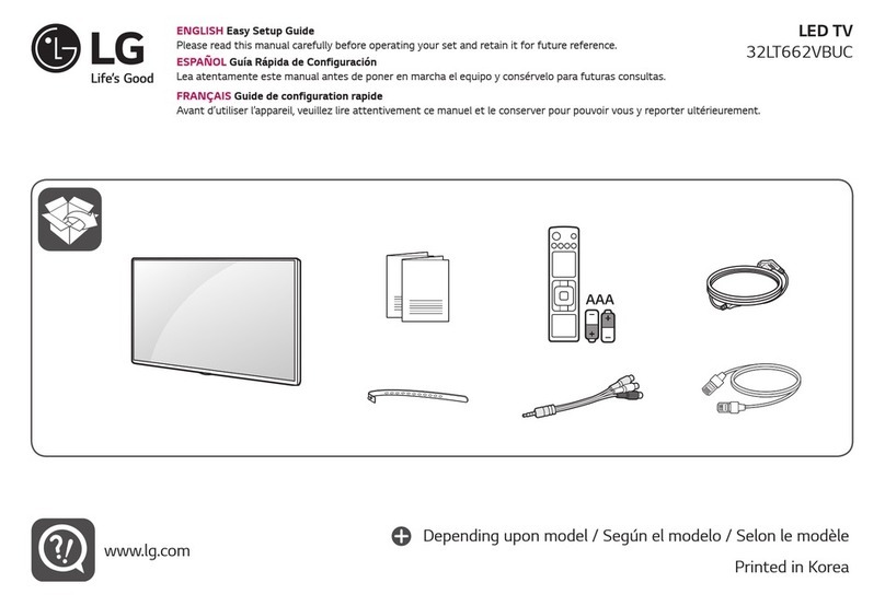 LG 32LT662VBUC User manual