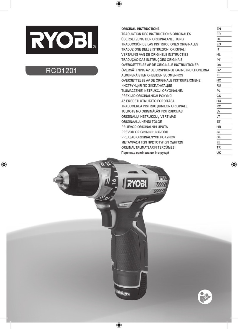 Ryobi RCD12012L User manual