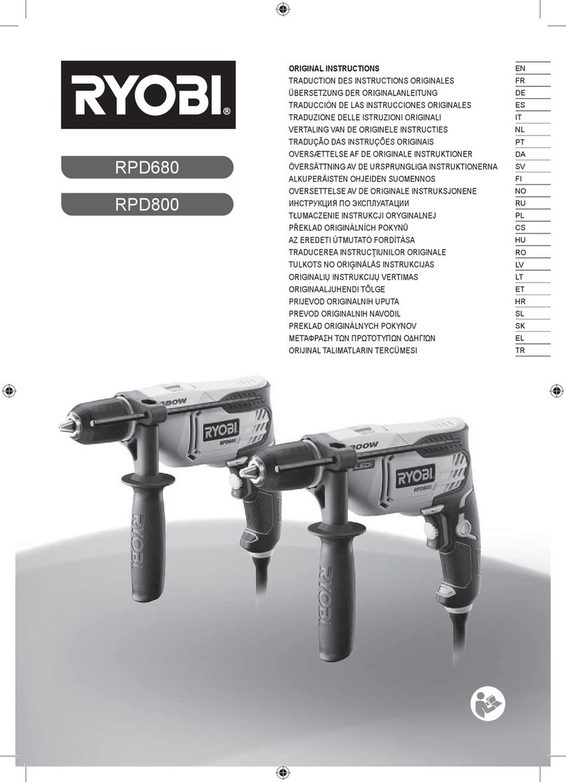 Ryobi RPD680-K Original instructions