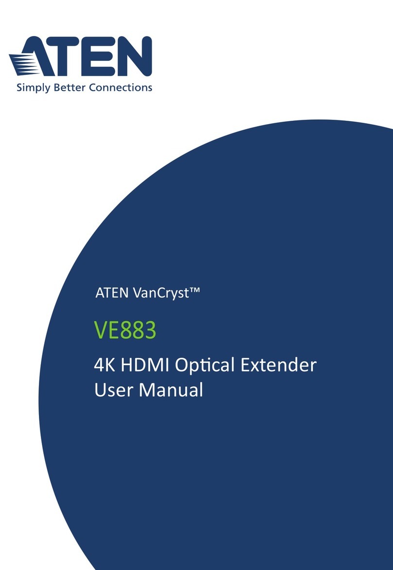 ATEN VanCryst VE883R user manual